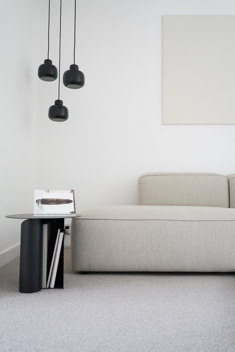 Sentrum side table, black
