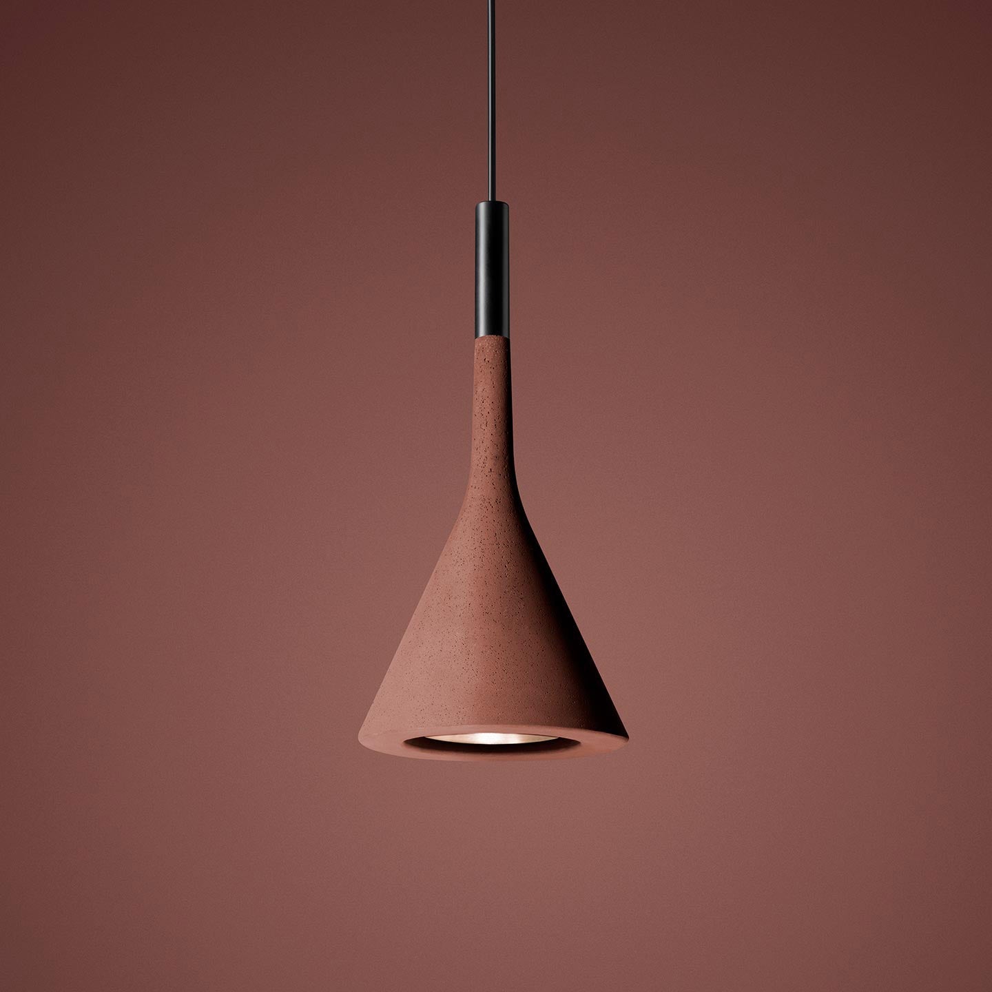 Aplomb Pendant Lamp by Foscarini #Brick Red