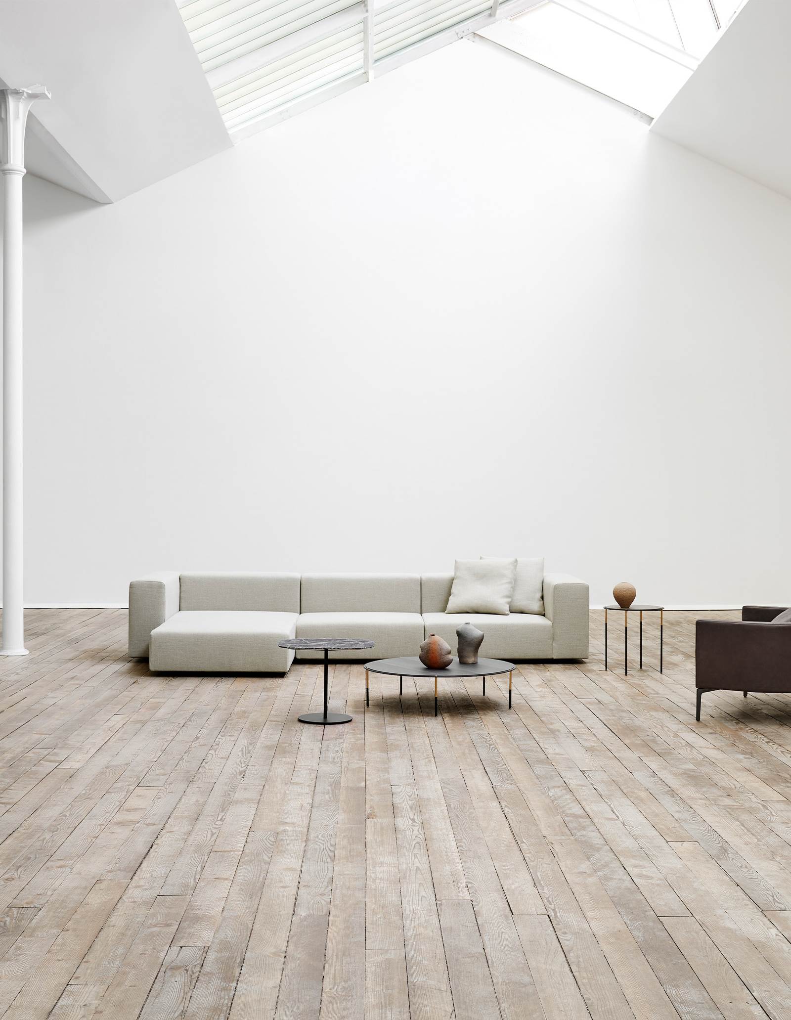 WALL - Sectional sofa with removable cover