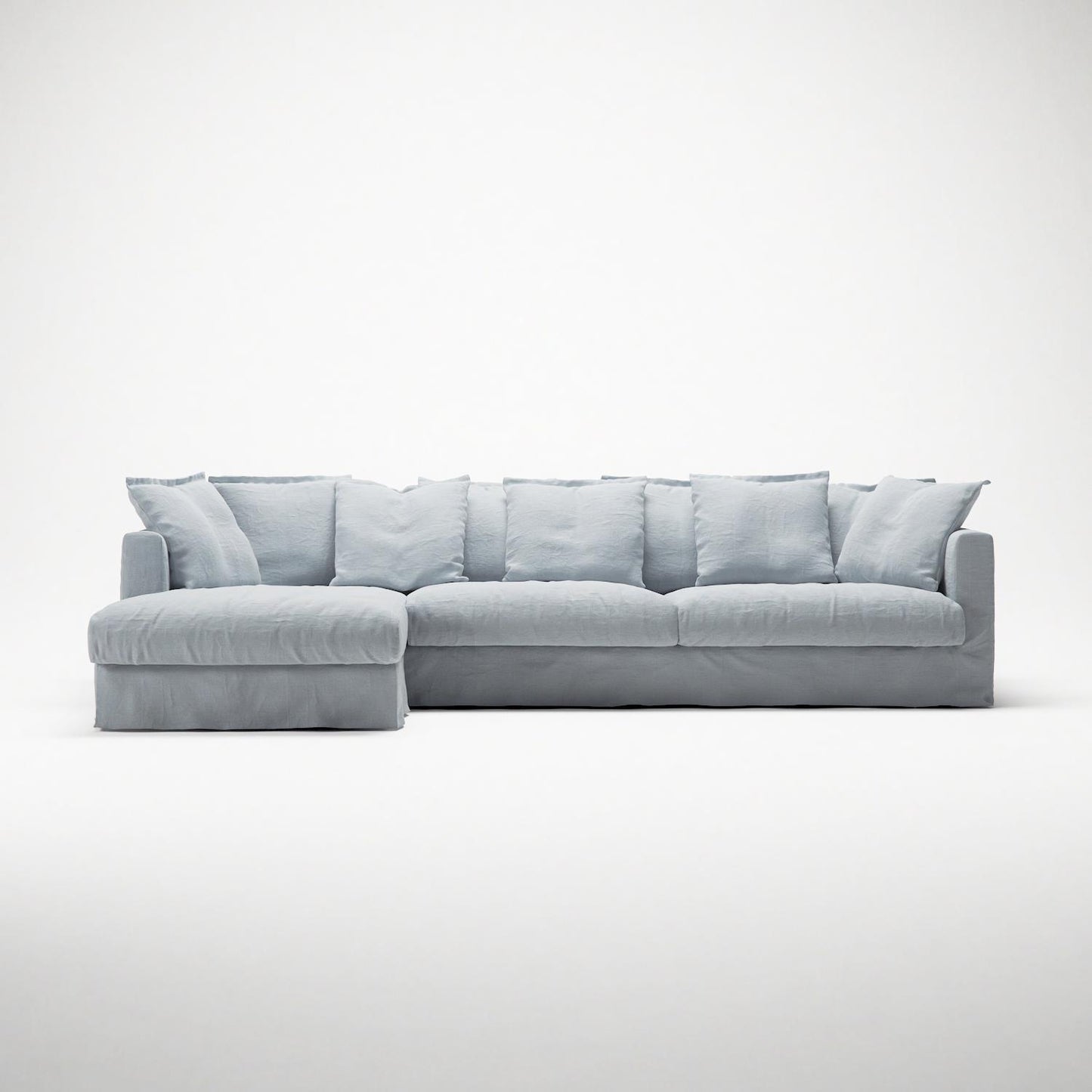 Decotique Le Grand Air 3-Seater Sofa Chaise Left Nordic Sky