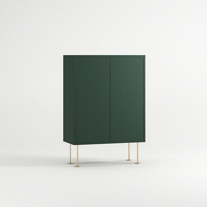 Decotique Vogue Cabinet 64 Green/Brass