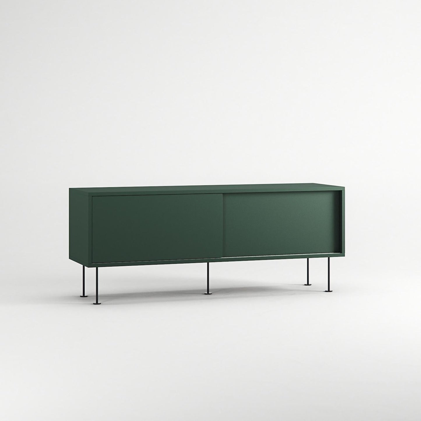 Decotique Vogue TV Bench with Legs 136 Green/Black