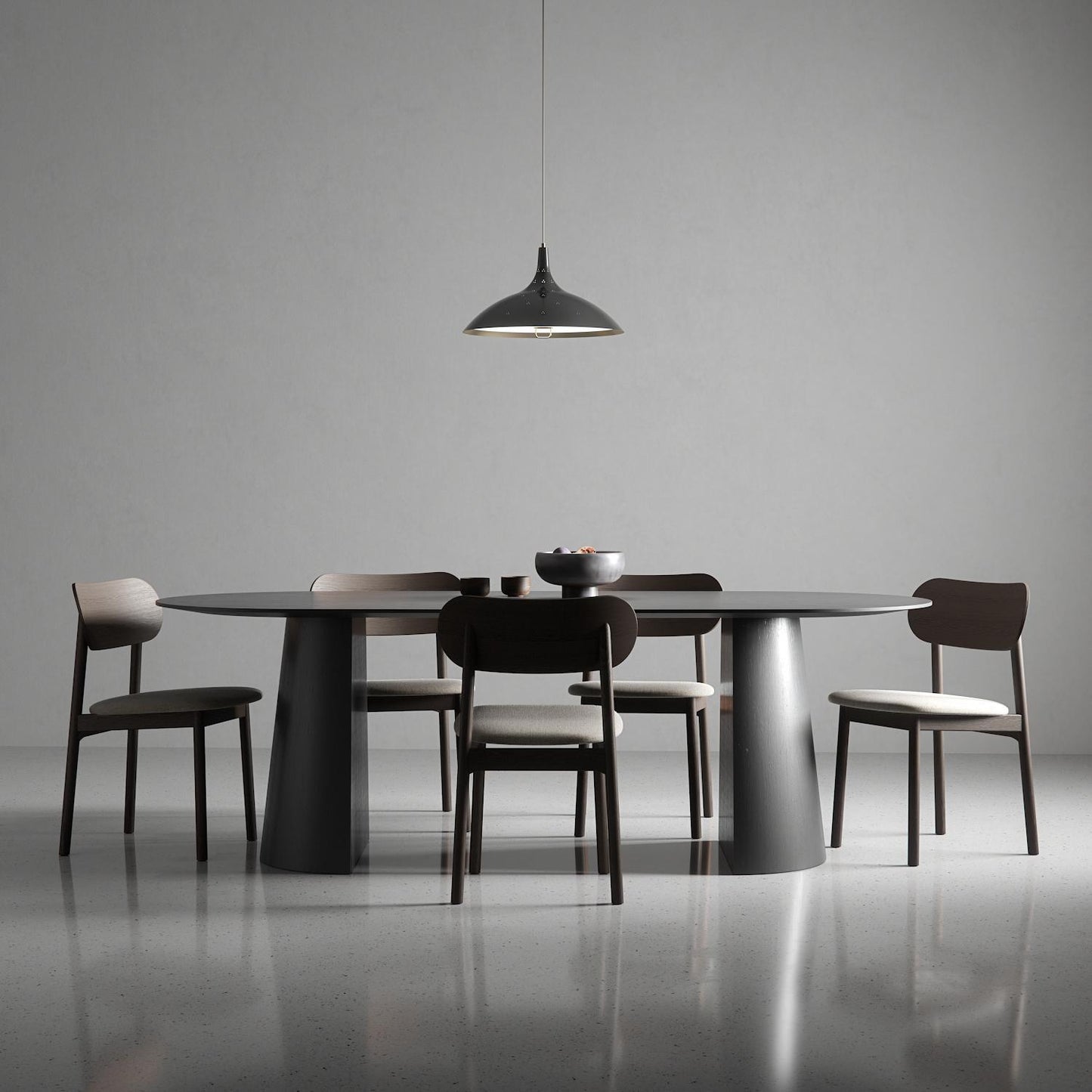Decotique Elephant Dining Chair Dark Oak/Beige Breeze