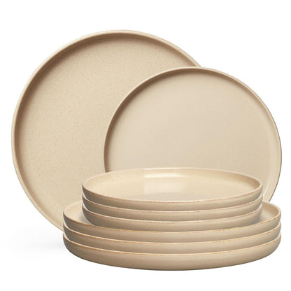 Decotique BON Plates Starter Set Set of 8 Beige