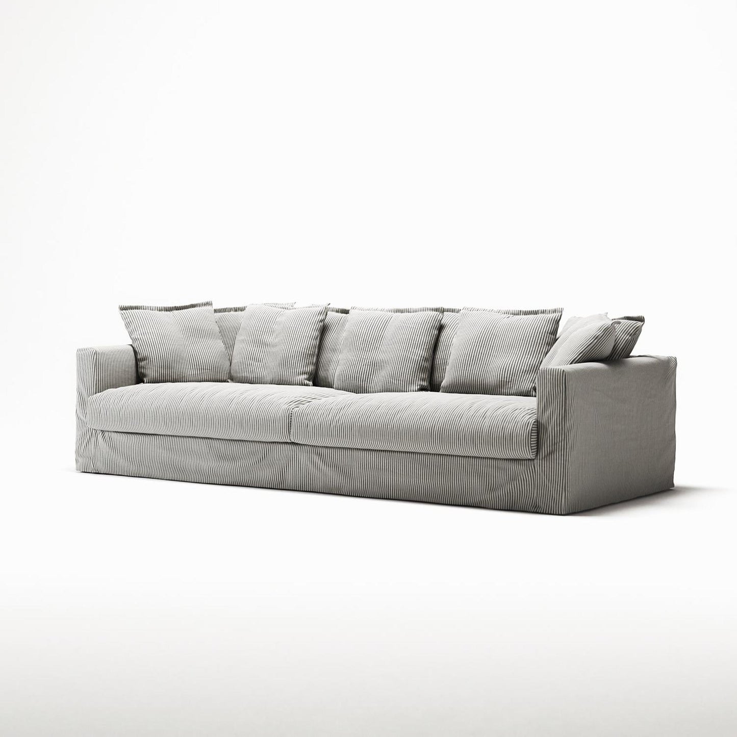 Decotique Le Grand Air XL 4-Seater Sofa Ash Stripe/Linen