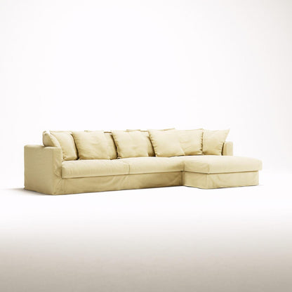 Decotique Le Grand Air 3-Seater Sofa Left Facing Morning Glow/Linen