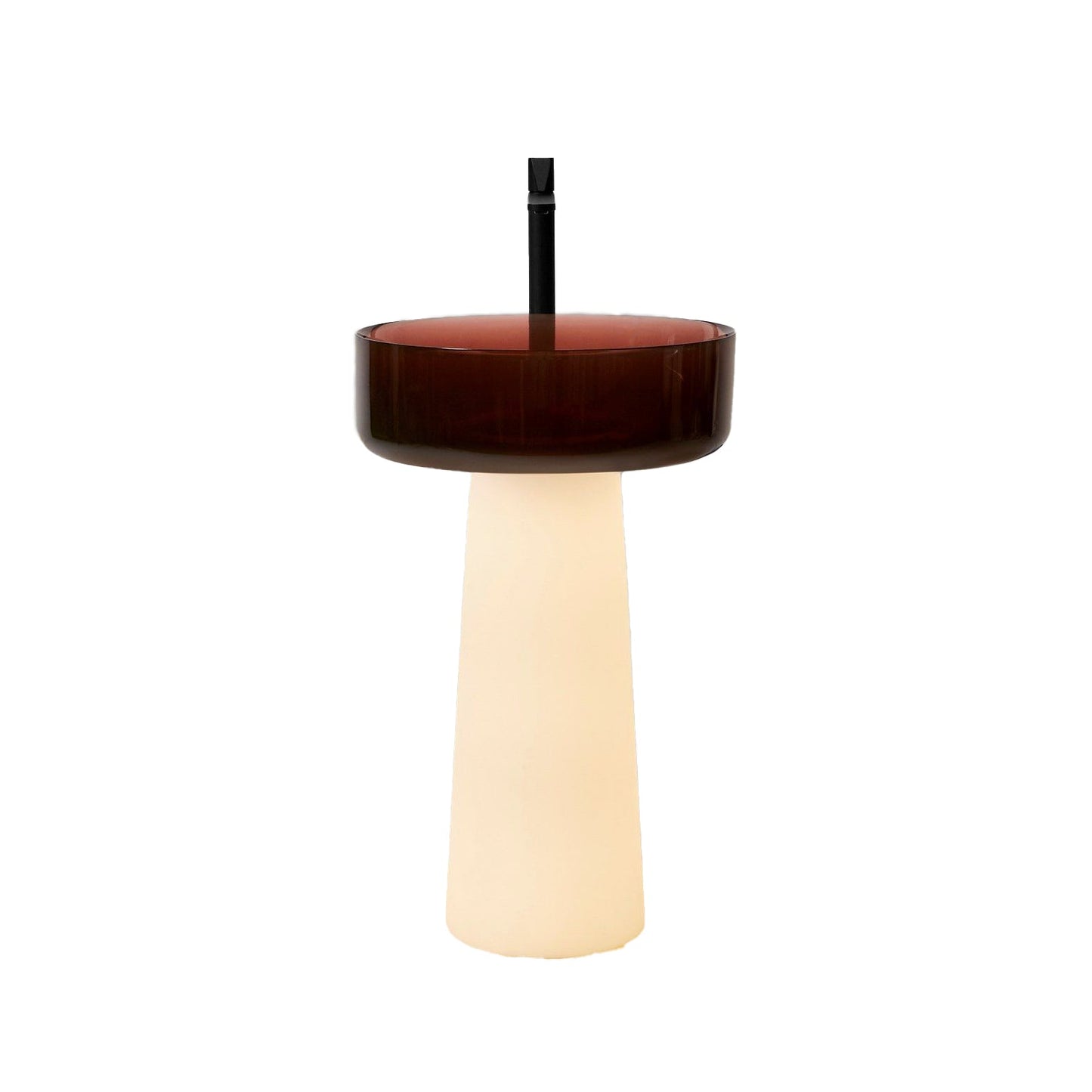 ALBUME LUX - Freestanding round Cristalmood® and Flumood washbasin