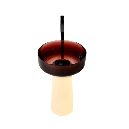 ALBUME LUX - Freestanding round Cristalmood® and Flumood washbasin