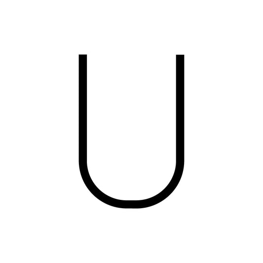 Alphabet of Light - Uppercase - Letter U Wall Lamp by Artemide