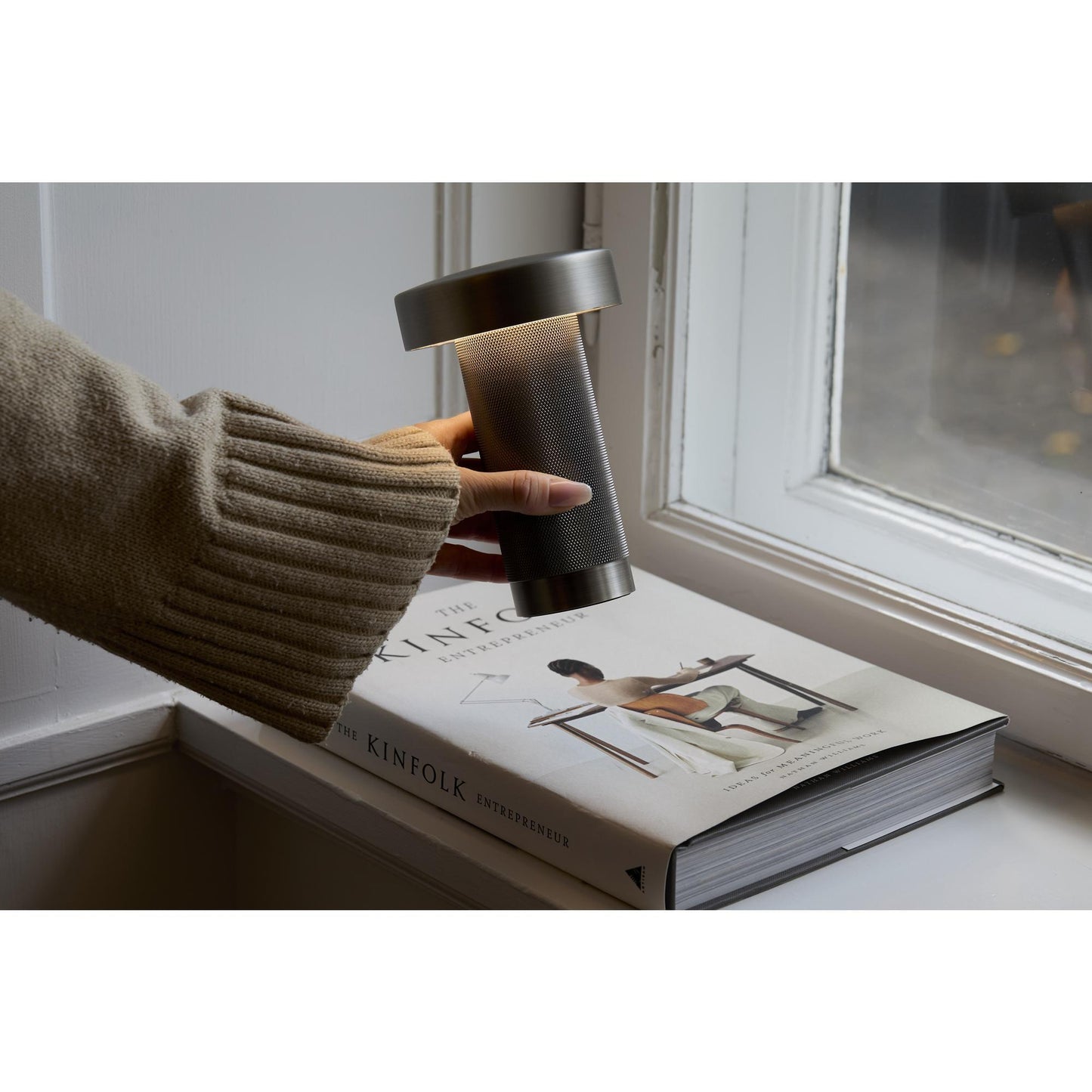 Edgeform Holster Portable Lamp Nickel