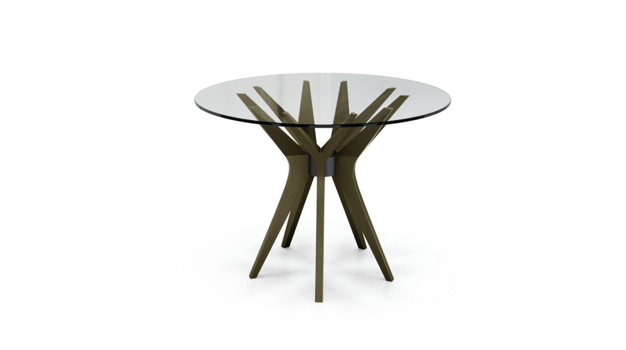 Aster Round Dining Table by Roche Bobois #ø100 / Ash wood : Vison