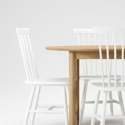 Department Wood Dining Table Set Oak/ White