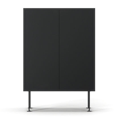 Decotique Vogue Cabinet 64 Anthracite Grey/Black