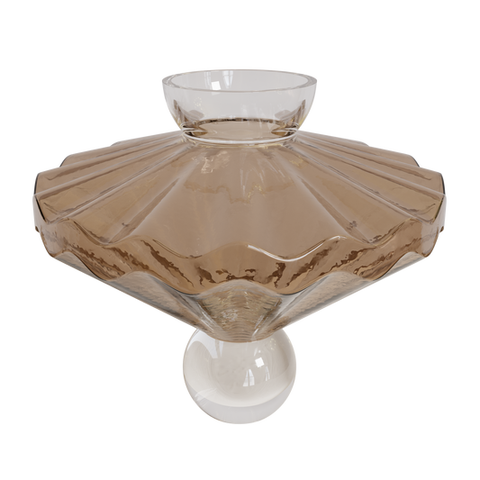 Ballerina Glass Vase by Stori #Brown