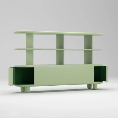 Freestanding Bookcase EXPLORER 234 XL by Bd Barcelona Design #Pastel Green