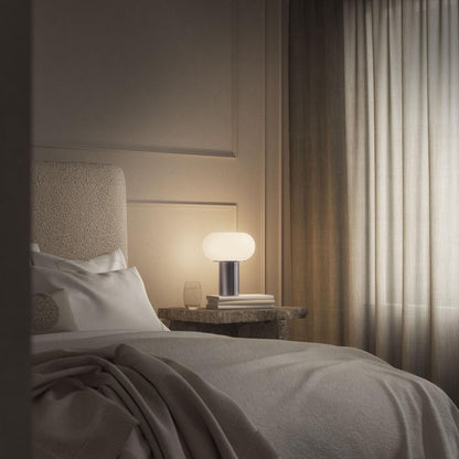 Edgeform Stringball Table Lamp Nickel