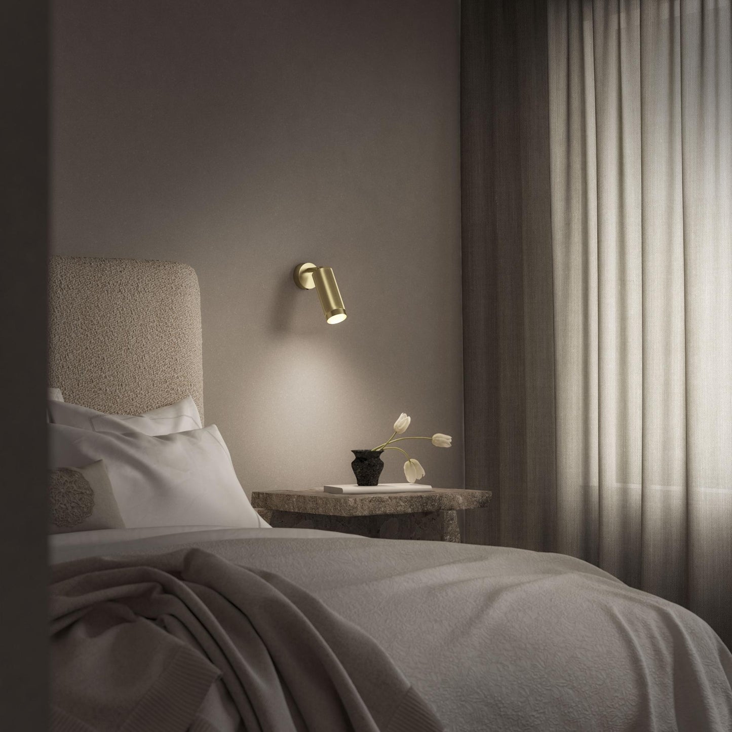 Edgeform Holster Wall Lamp Brass