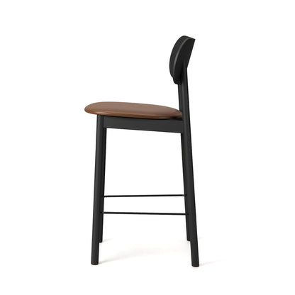 Decotique Elephant Bar Stool Black/Brown Leather
