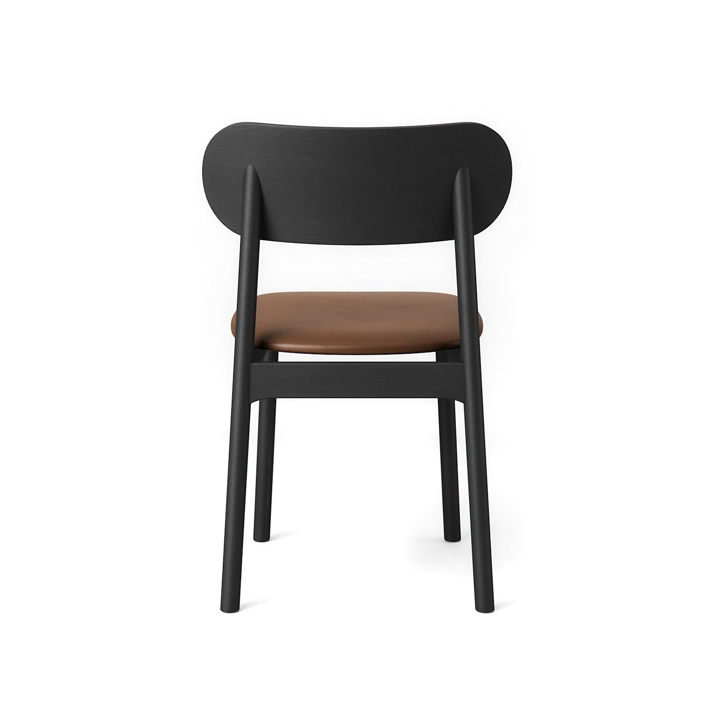 Decotique Elephant Dining Chair Black/Brown Leather