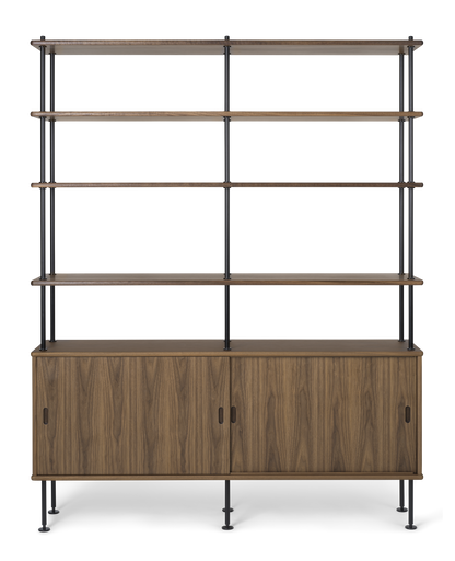 BM0253 Shelving system - Walnut, Oil