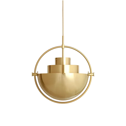 Multi-Lite Pendant Lamp by Gubi #Large/Shiny Brass/Brass