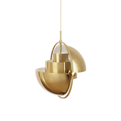 Multi-Lite Pendant Lamp by Gubi #Large/Shiny Brass/Brass