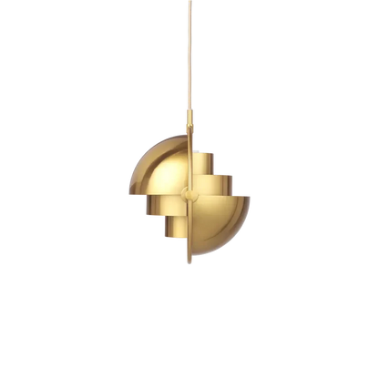Multi-Lite Pendant Lamp by Gubi #Small/Shiny Brass/Brass