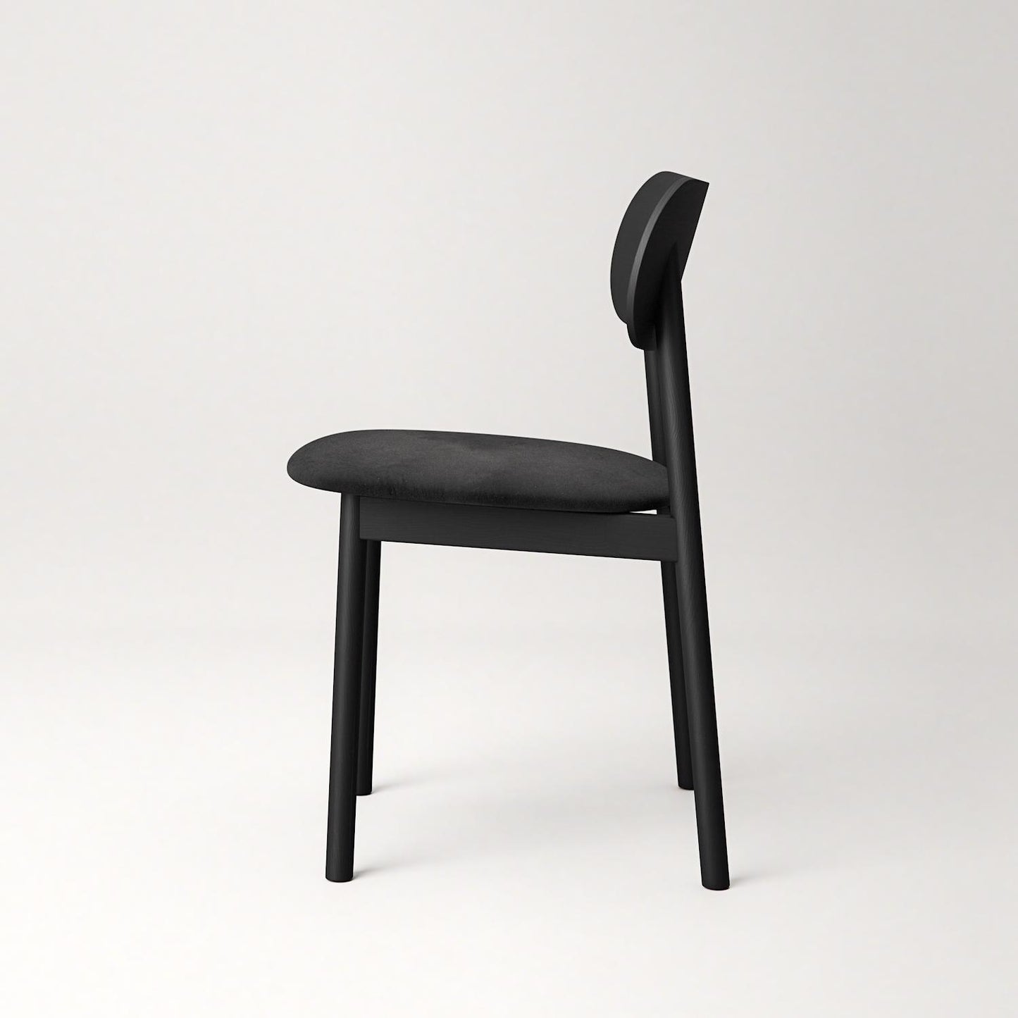 Decotique Elephant Dining Chair Black/Black Velvet