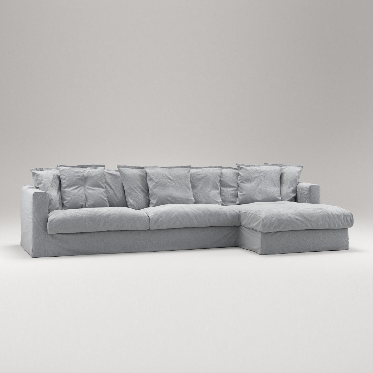 Decotique Le Grand Air 3-Seater Sofa Chaise Right Nordic Sky