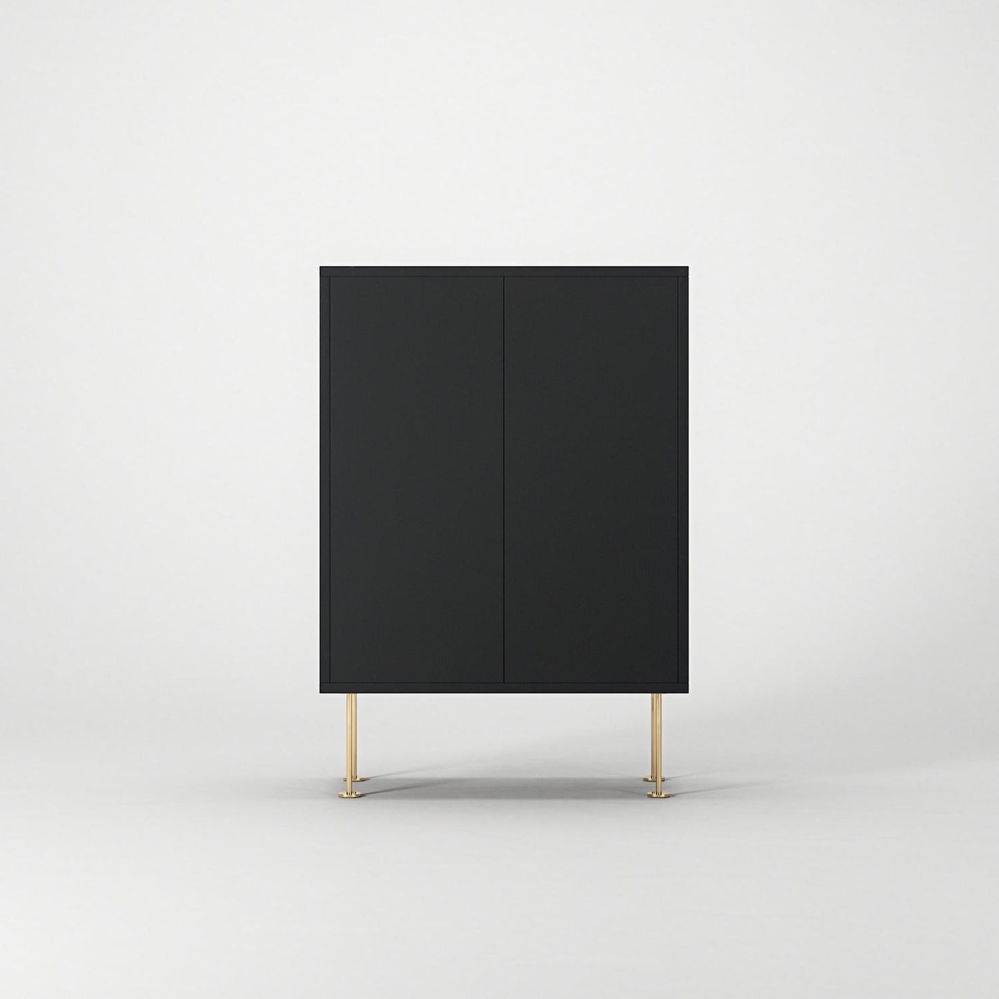 Decotique Vogue Cabinet 64 Anthracite Grey/Brass