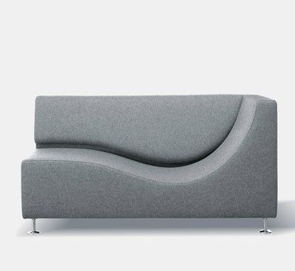 THREE SOFA DE LUXE Sofa with armrest right (Upholstery Material - Fabric ZERO) (Request Info)