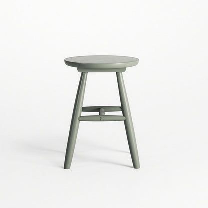 Department Wood Stool H15 Cement Grey