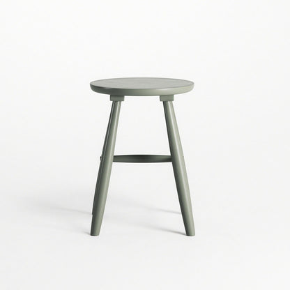 Department Wood Stool H15 Cement Grey