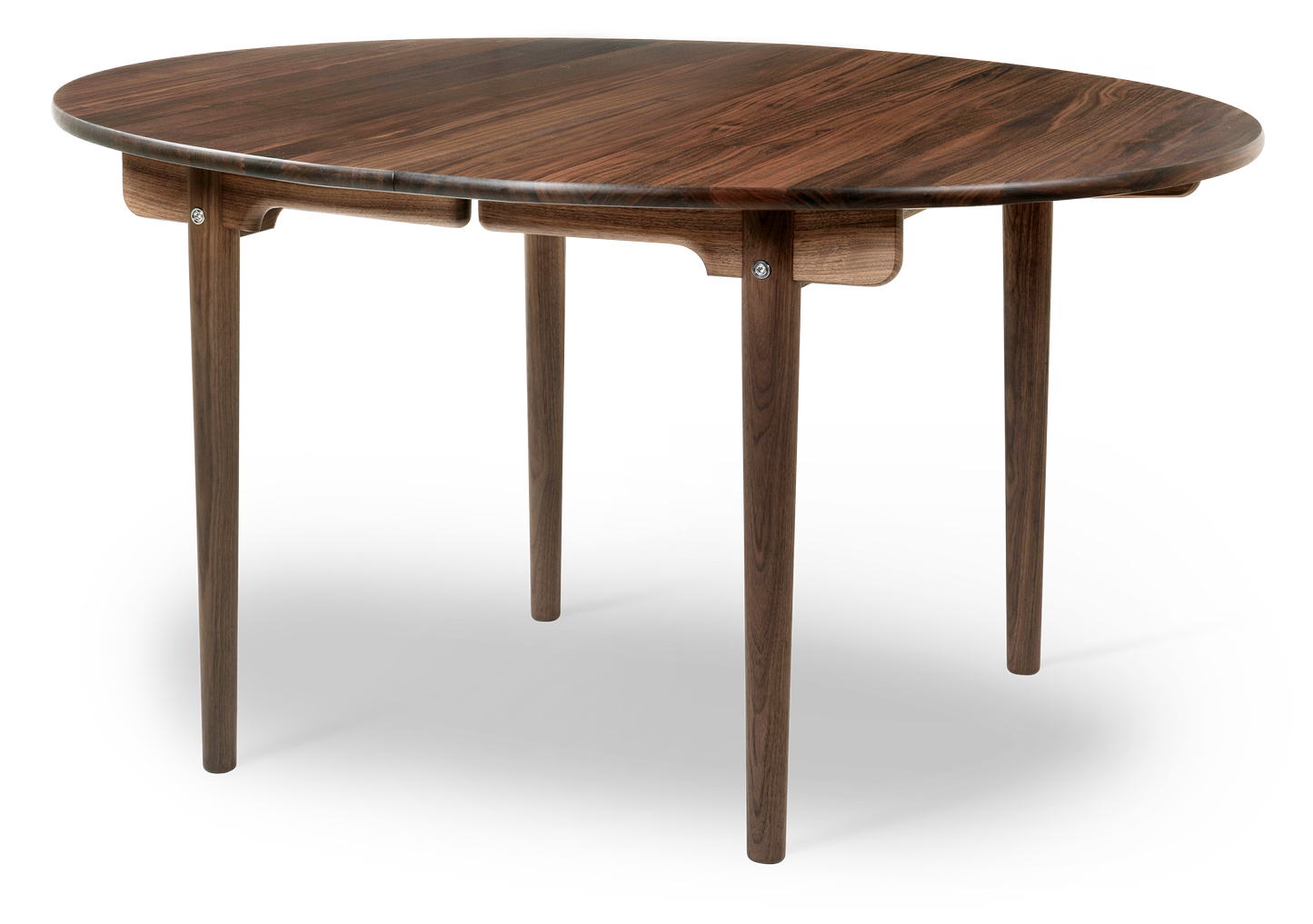 CH337 Dining table by Carl Hansen & Søn #oiled walnut side view#