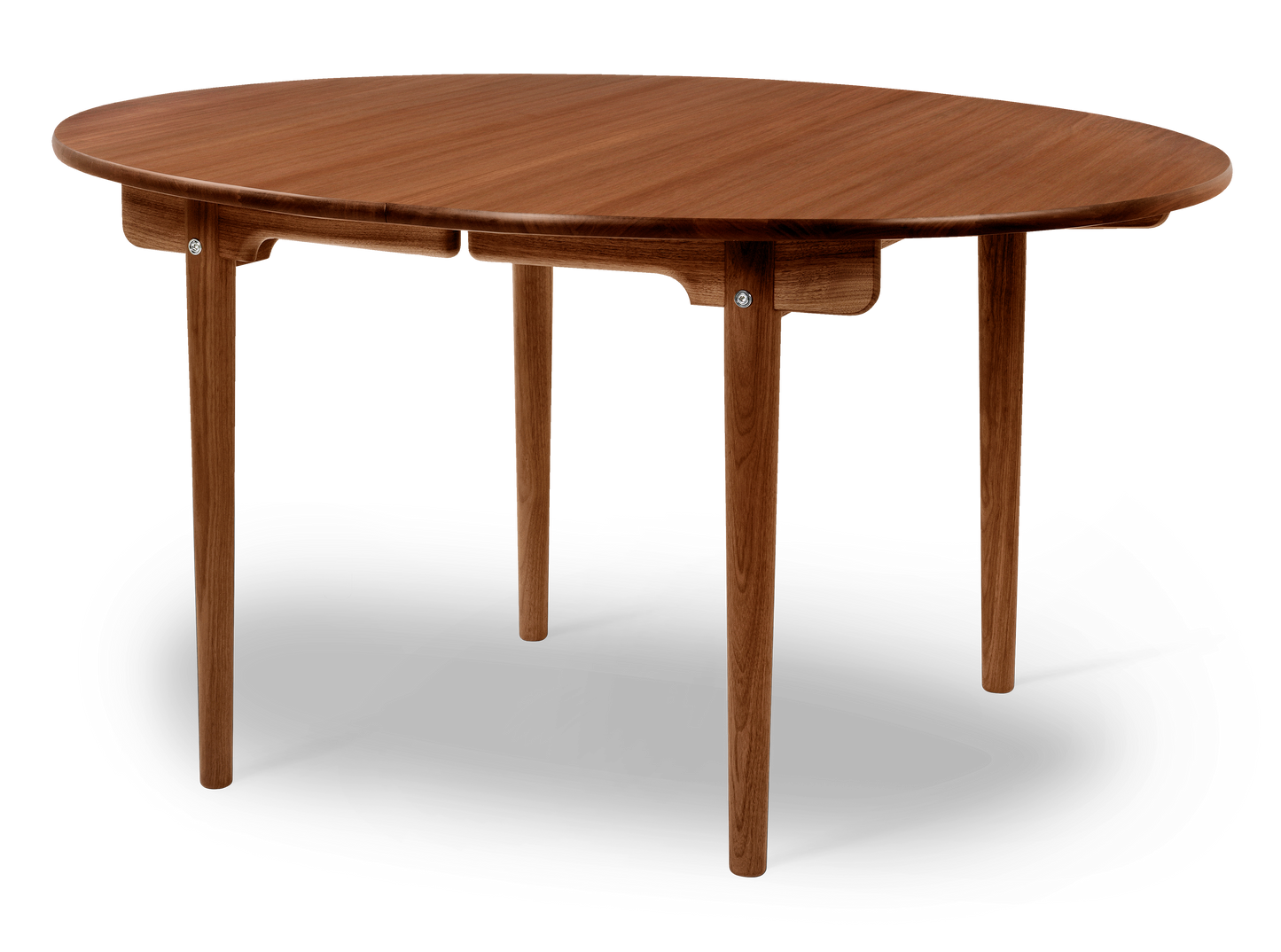 CH337 Dining table by Carl Hansen & Søn #oiled mahogany side view#