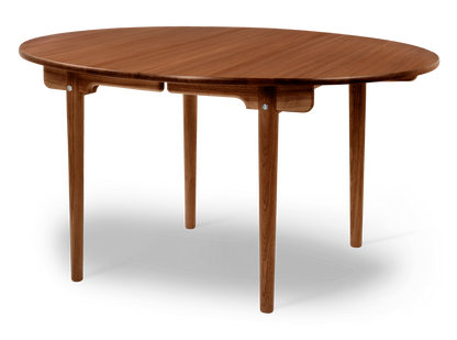 CH337 Dining table by Carl Hansen & Søn #oiled mahogany side view#