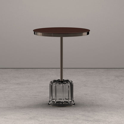 ACACIA - Round Murano glass coffee table for living room by Wittmann