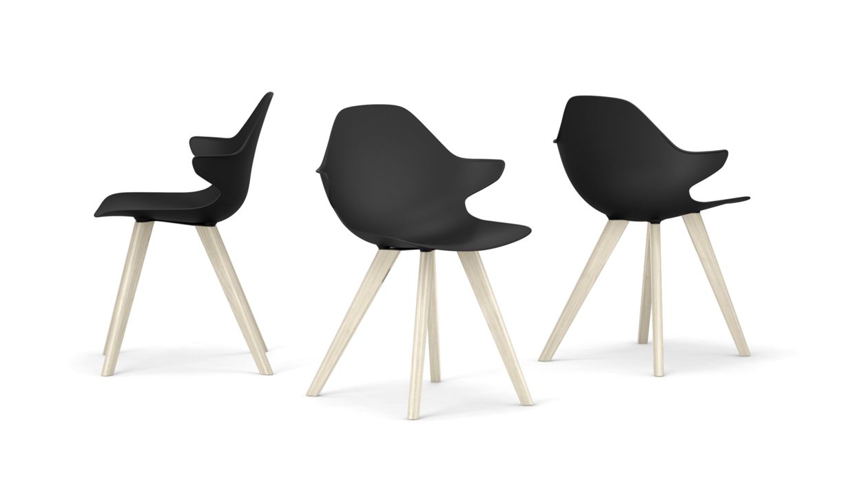 CHISTERA DINING ARMCHAIR - Wooden Legs by Roche Bobois