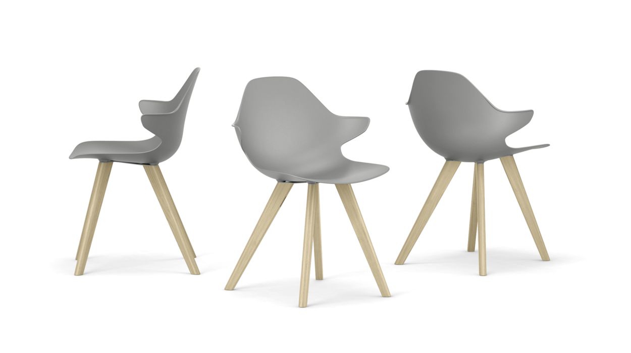 CHISTERA DINING ARMCHAIR - Wooden Legs by Roche Bobois