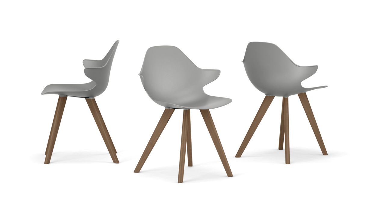 CHISTERA DINING ARMCHAIR - Wooden Legs by Roche Bobois