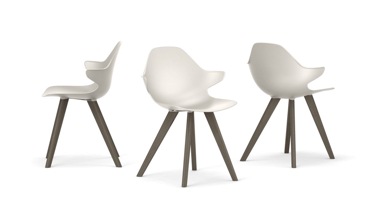 CHISTERA DINING ARMCHAIR - Wooden Legs by Roche Bobois