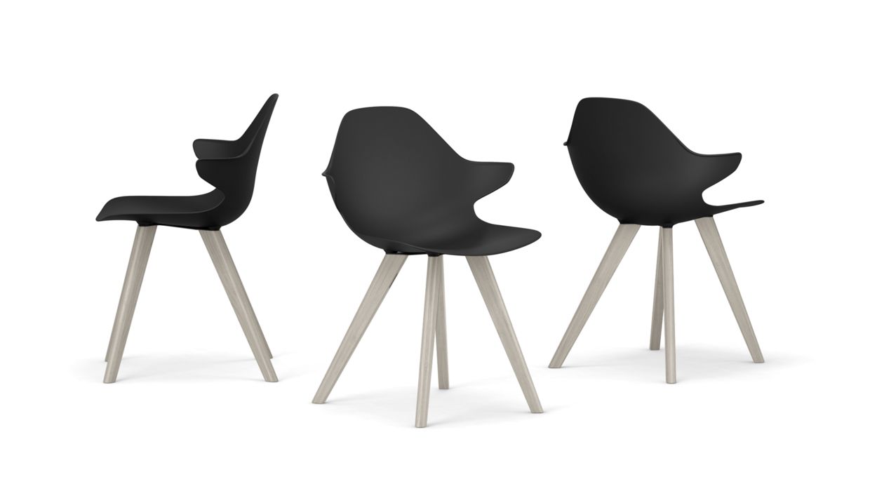 CHISTERA DINING ARMCHAIR - Wooden Legs by Roche Bobois