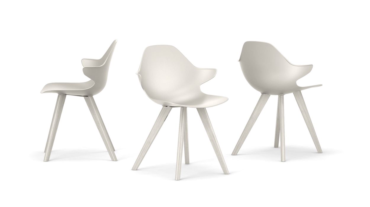 CHISTERA DINING ARMCHAIR - Wooden Legs by Roche Bobois