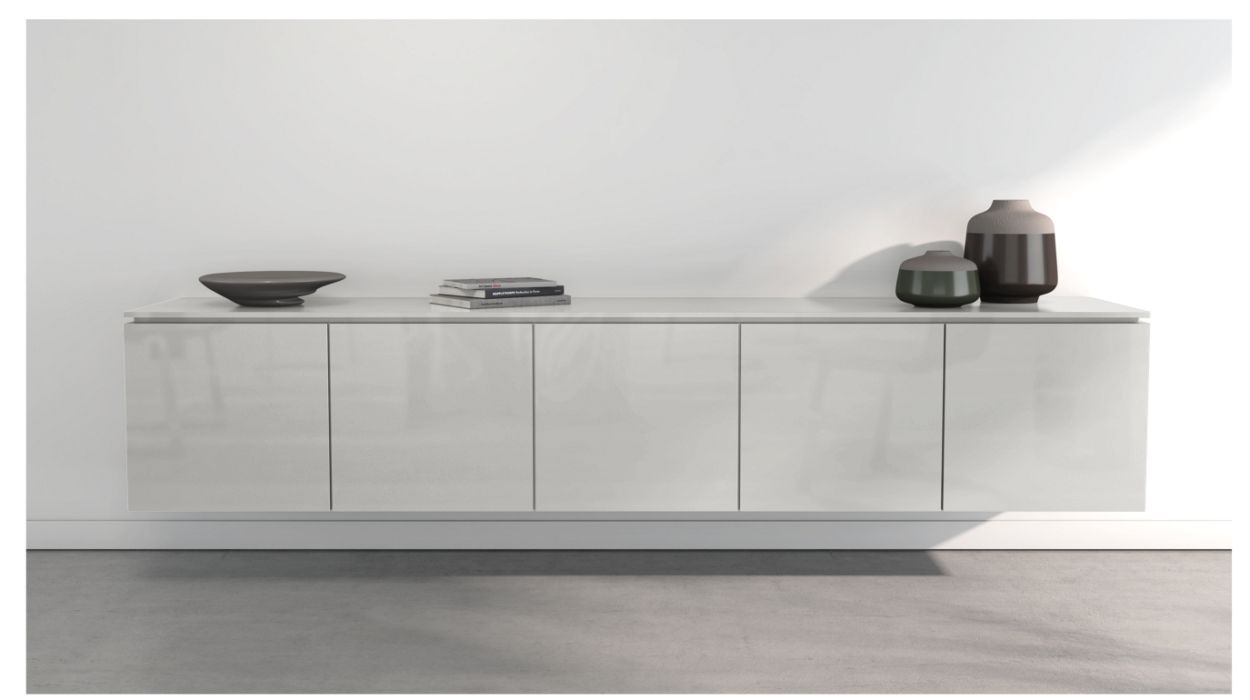 CODA HANGING SIDEBOARD - 5 DOORS by Roche Bobois
