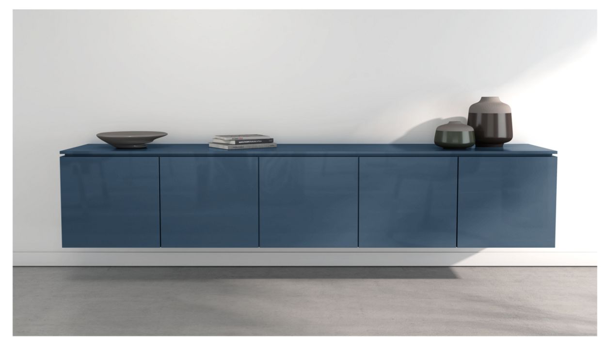 CODA HANGING SIDEBOARD - 5 DOORS by Roche Bobois
