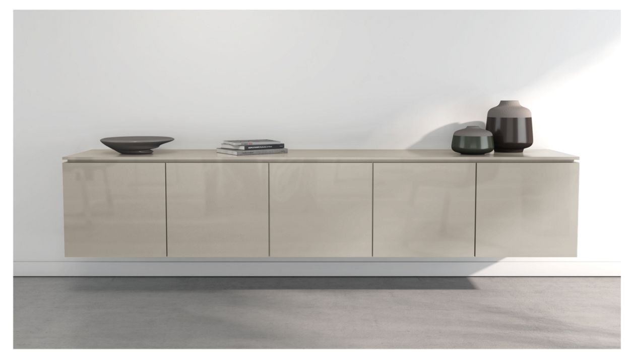 CODA HANGING SIDEBOARD - 5 DOORS by Roche Bobois