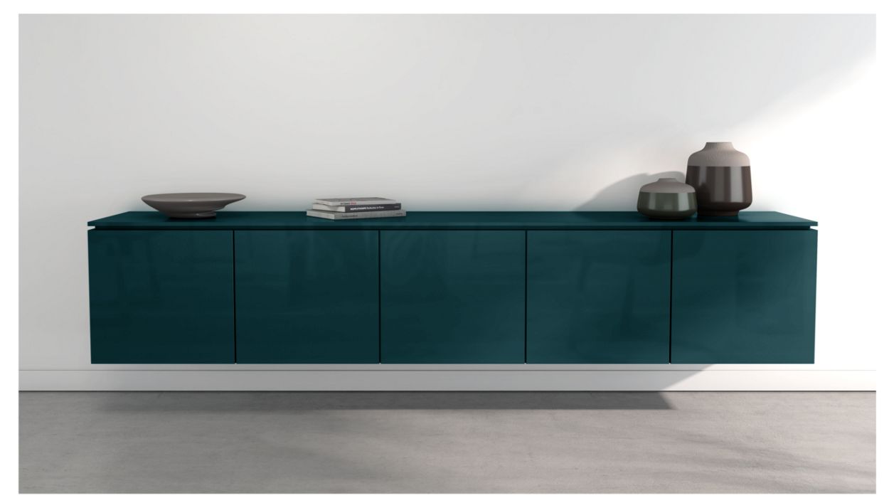 CODA HANGING SIDEBOARD - 5 DOORS by Roche Bobois