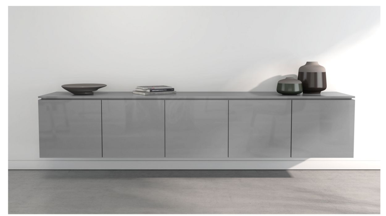 CODA HANGING SIDEBOARD - 5 DOORS by Roche Bobois