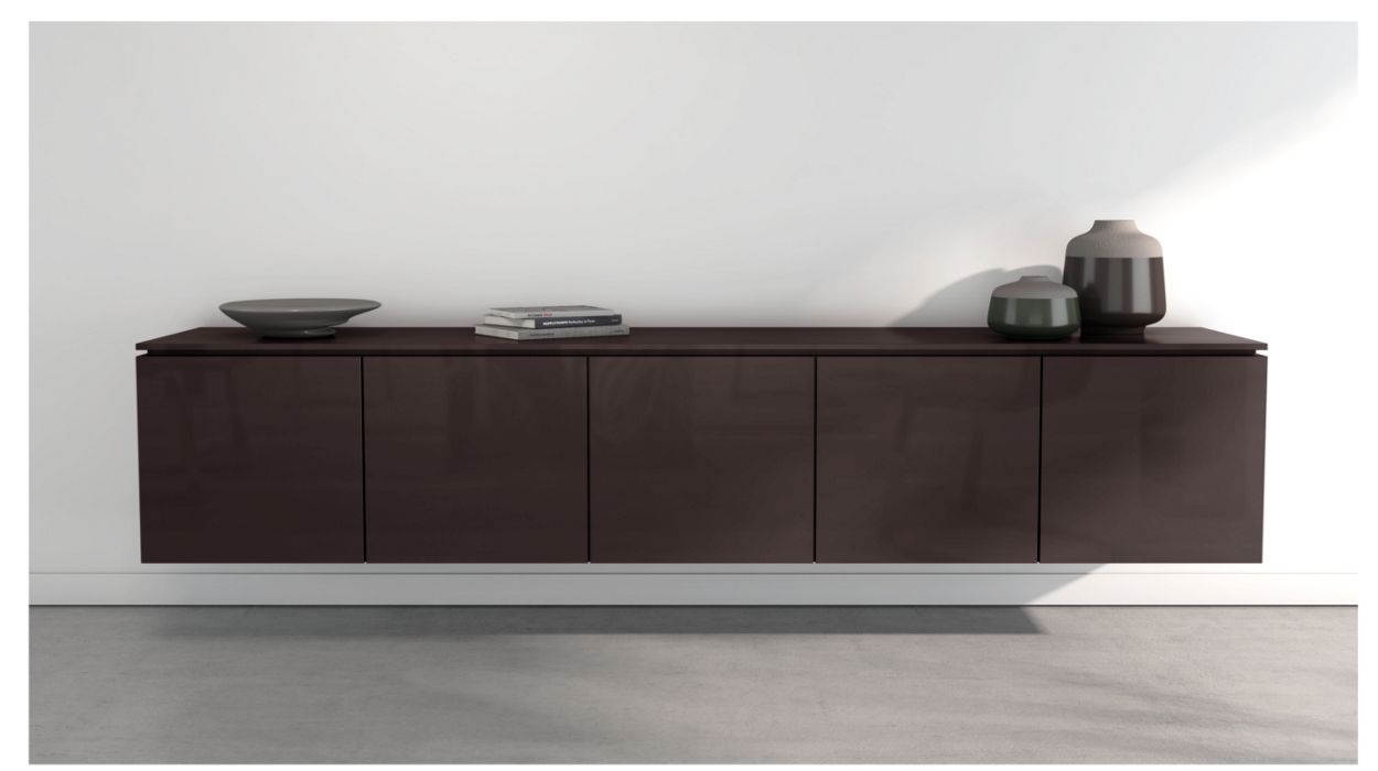 CODA HANGING SIDEBOARD - 5 DOORS by Roche Bobois