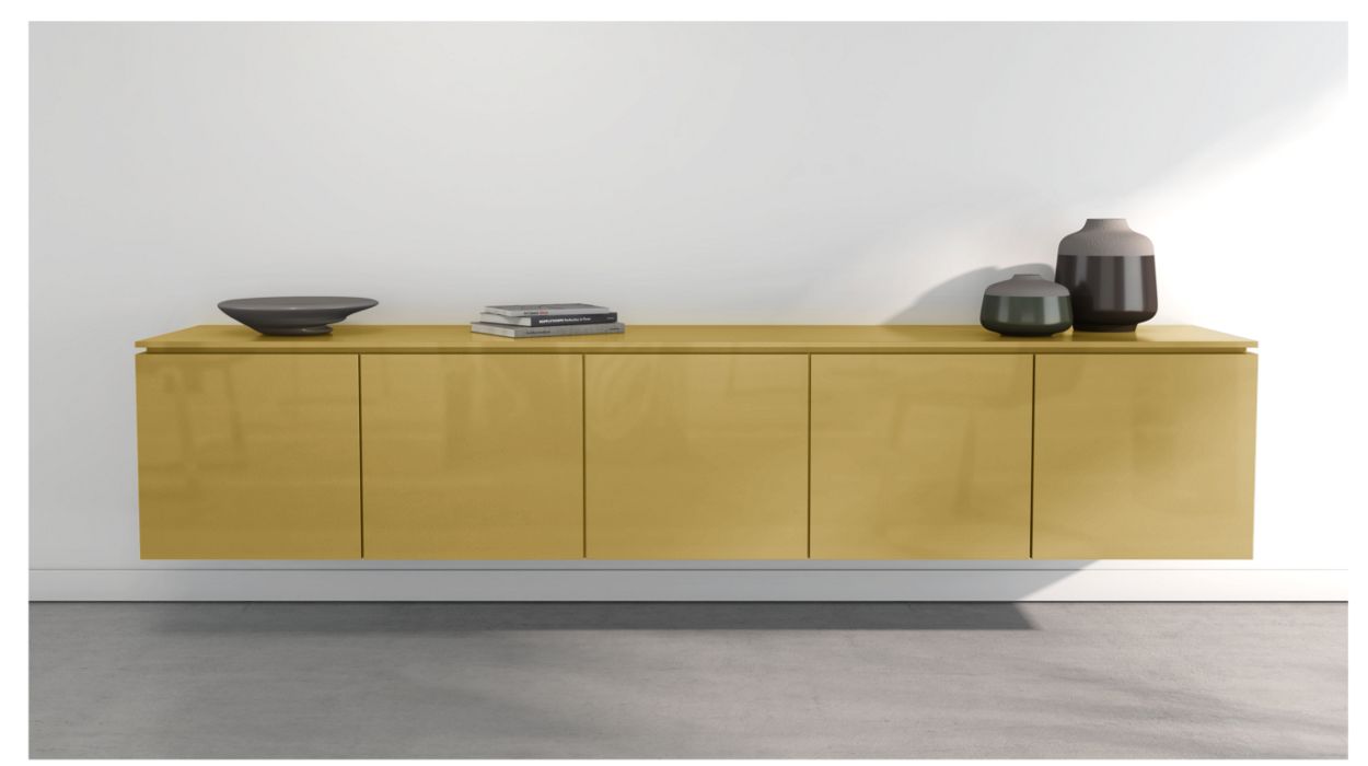 CODA HANGING SIDEBOARD - 5 DOORS by Roche Bobois